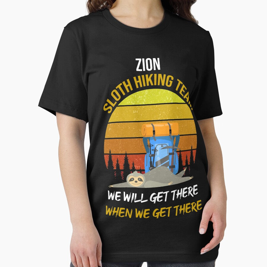 Zion Sloth Hiking Team We Will Get There When We Get There by WhiteTears