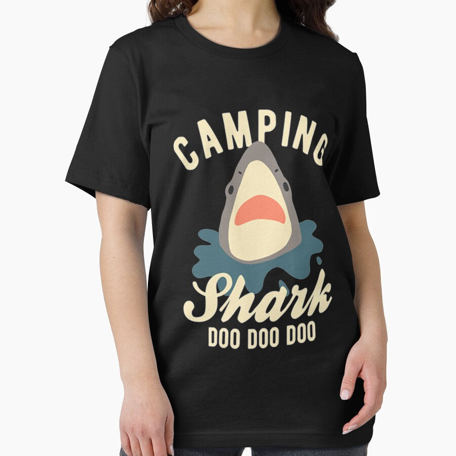 Camping Shark Doo Doo Doo by DR-STORE