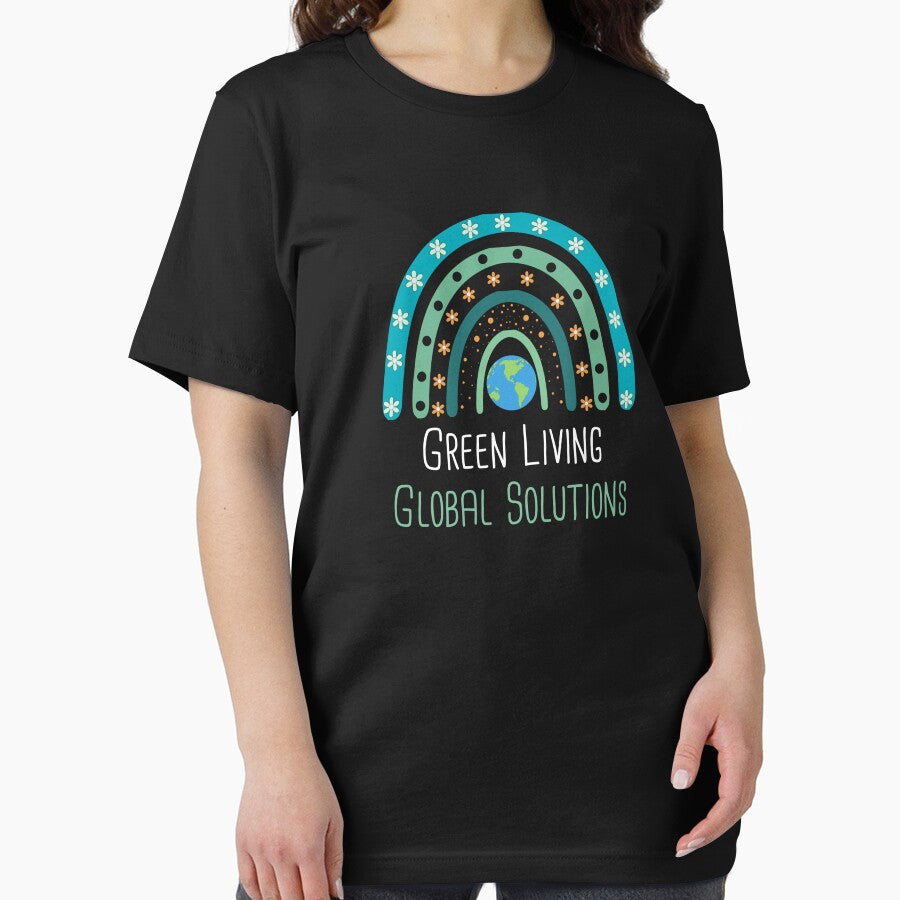 Green Living, Global Solutions Environmental Protection Positive Phrase by FemiBiutti