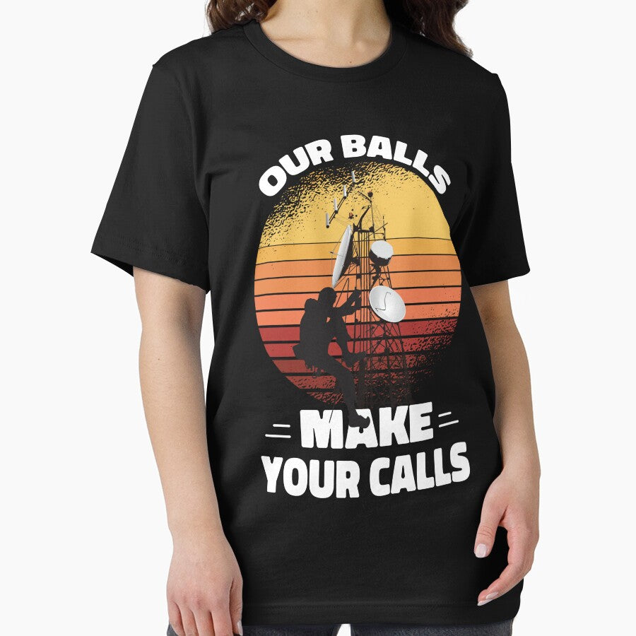 Funny Cell Tower Climber Vintage Art by MrEddie10