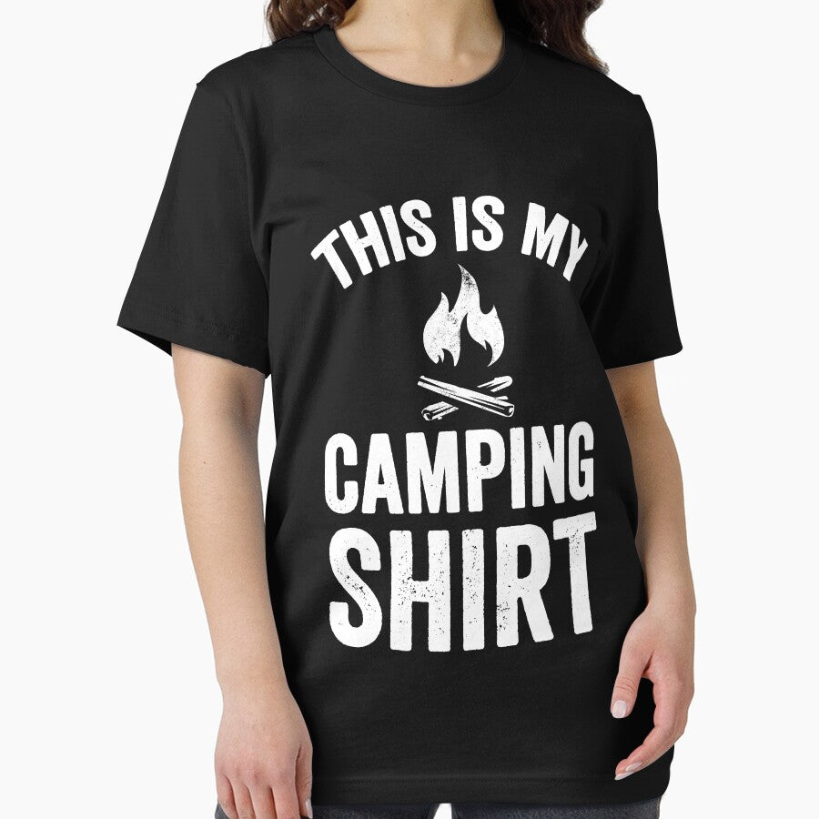 This is my camping shirt - Funny camping by Captain Mood