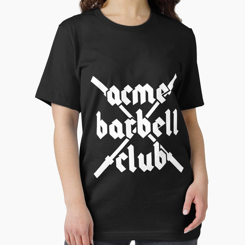 ACME Barbell Club - White by strongershirts