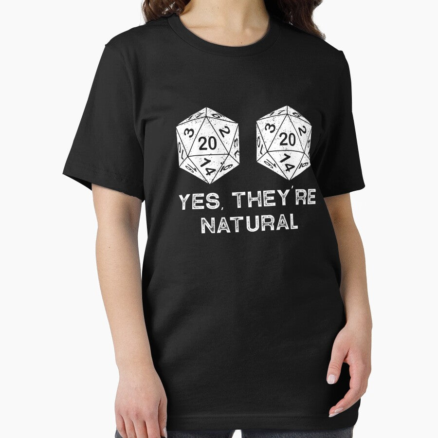 Yes They Are Natural d20 dice 20 sided, Role Play Gamer by jingdomdesgine