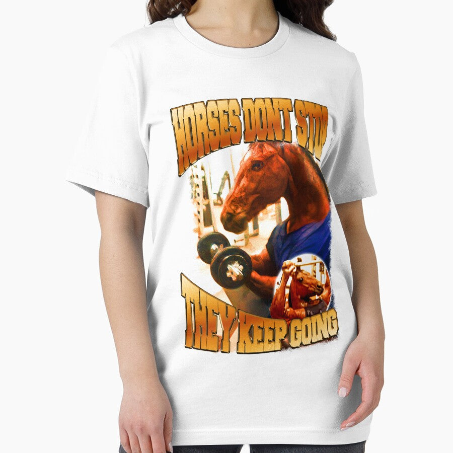 Horse Don’t Stop – Gym Motivation Graphic by Never Satisifed AU