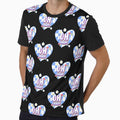 Oh Snap! Retro 90s Y2K Slang Quotes Twisted / Warp Checkered Box Pattern Heart by Annisa Yuwanda
