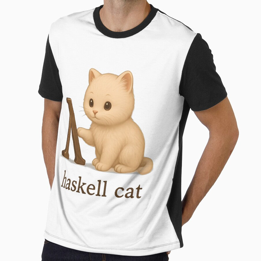 Haskell Cat – Fluffy Lambda Calculus Programming Kitty by Nerd Romance Café