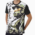 Master Chief Sumi-e by AnimeArsenalPrints