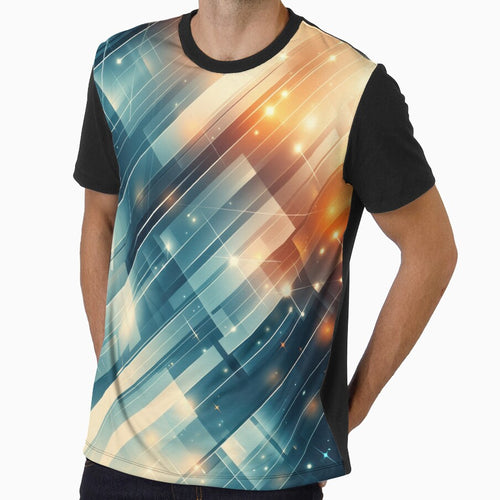 Abstract Neon Geometric Design Illustration by ML-Media