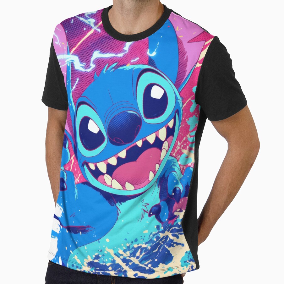 Blue Cute Alien Hawaiian Fun by AnimeArsenalPrints
