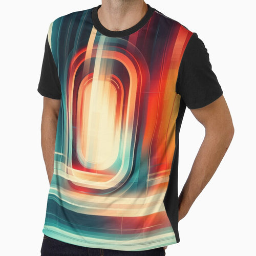 Abstract Neon Design With Circular Shapes by ML-Media