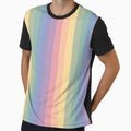 Soft summer colour palette stripe design by KLflorals