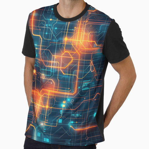 Abstract Neon Geometric Design by ML-Media