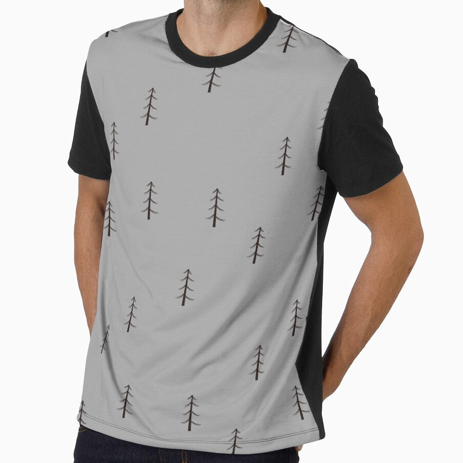 Minimalist Forest on Gray by KSimpson838