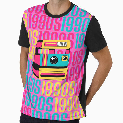 1990s retro design 21 - Bubblegum Pink Background by PunjabanJatti