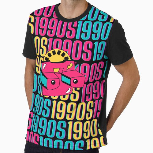 1990s retro design 20 - Black Background by PunjabanJatti