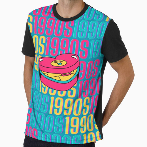1990s retro design 26 - Teal Background by PunjabanJatti