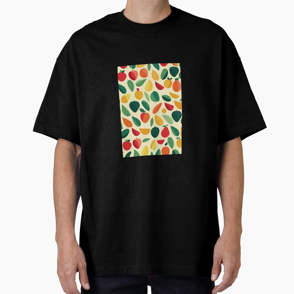 Colourful Tropical Fruit Pattern with Retro Pop Style by Monascreativeempire
