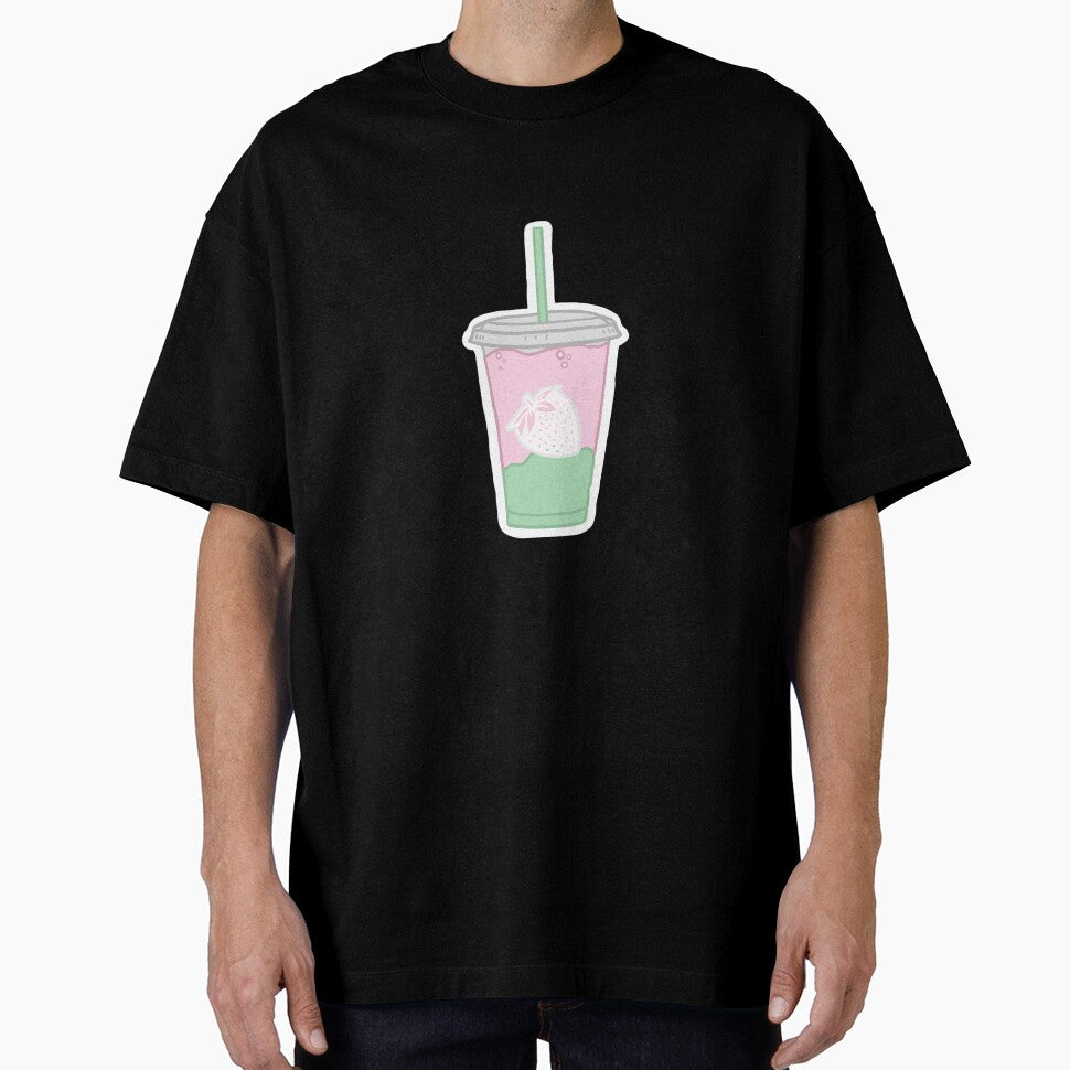Pink Strawberry Matcha Iced Latte by Eleri’s Folder