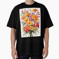 Radiant Blossoms: Lilies, Carnations, Statice, and Marigolds by Chicandcool