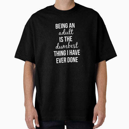 Adulting is Dumb - White Script by Britt Buzan