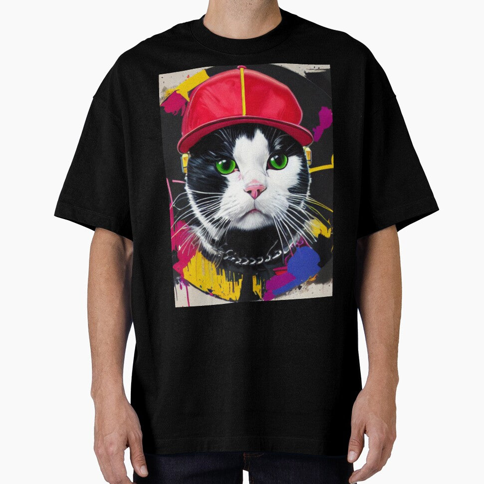 The Hip Hop DJ Cat - The Black and White Beatmaker - The Majestic Mixer by WBP Mart