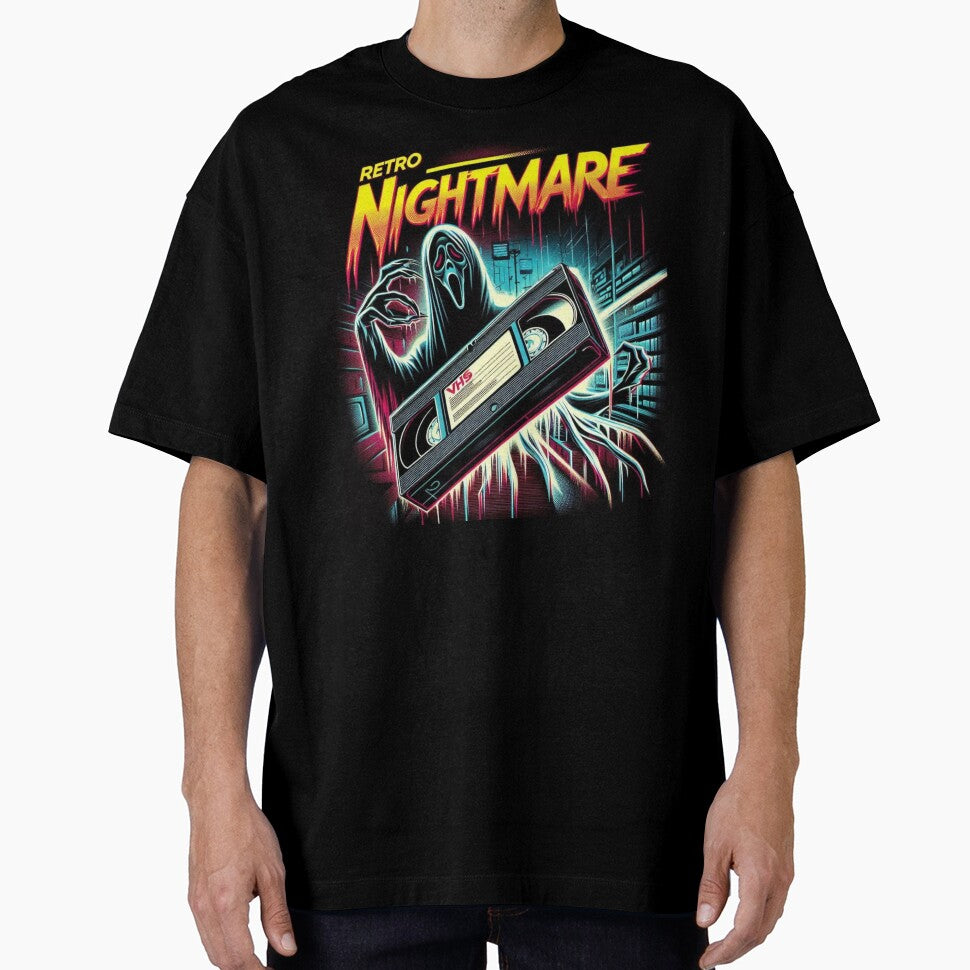 Retro VHS Nightmare Horror Design by Rare Plus Apparel!
