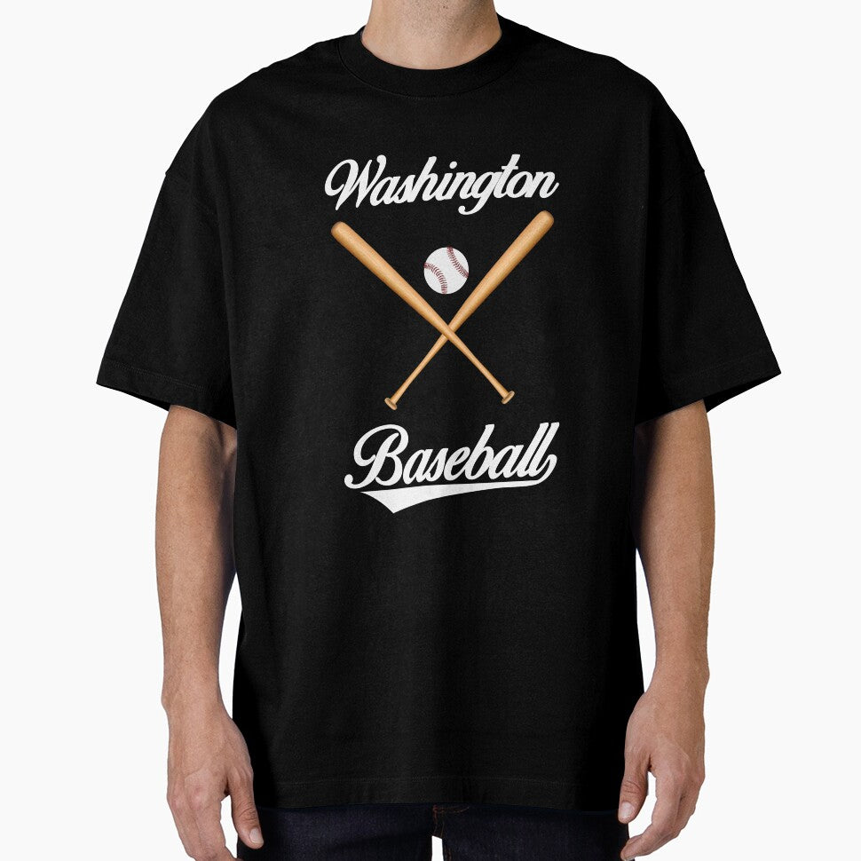 Washington Baseball T-Shirt for Men and Women by AllStarMerch