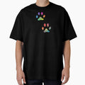 Rainbow paw prints by Camilla Wynter