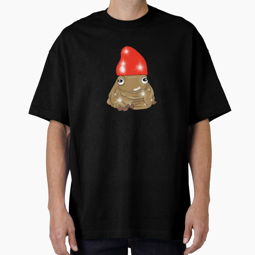 Cute frog with a strawberry on his head by Pixi-egirl