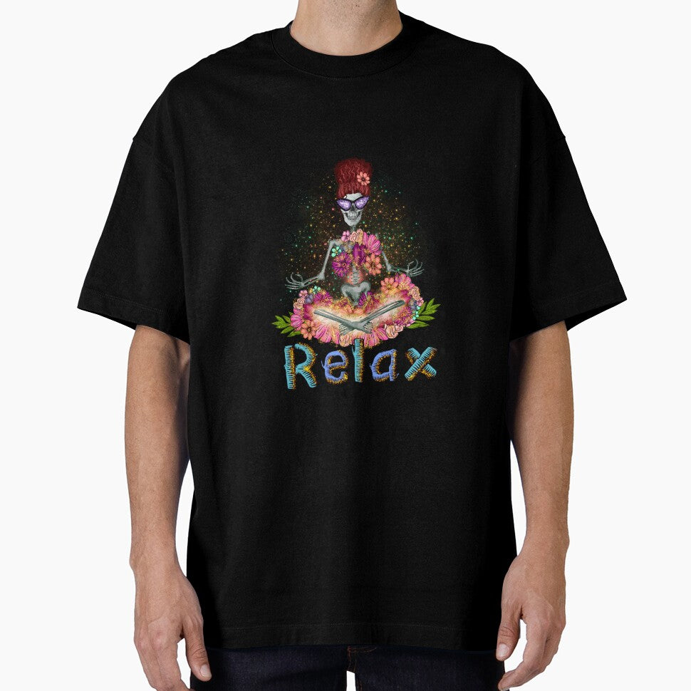 Accept The Crazy and Relax - Funny Quote by Dina Store