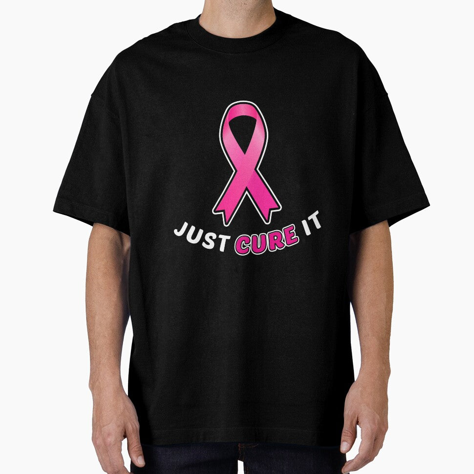 Just Cure It Breast Cancer Awareness T-Shirt by AllStarMerch