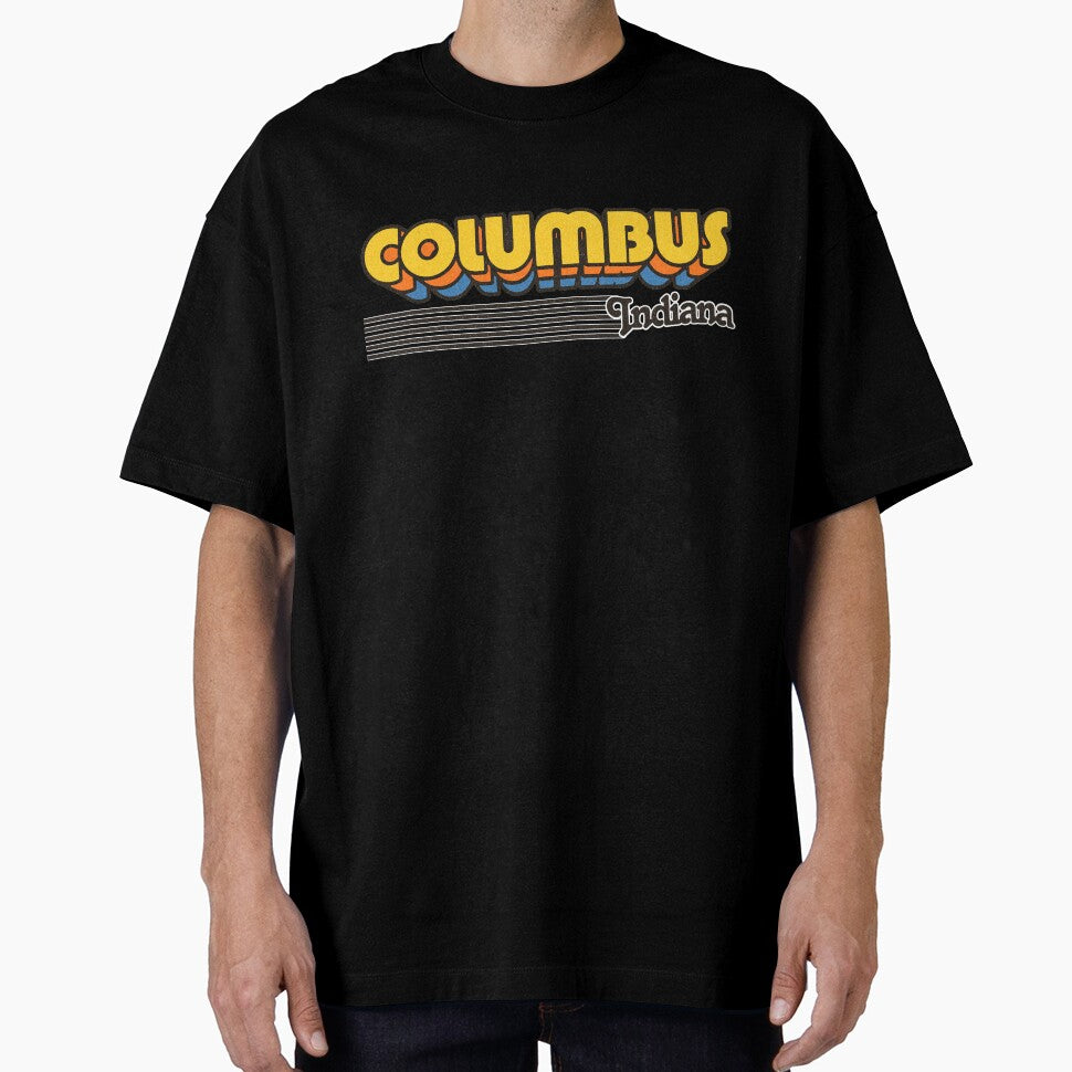 Columbus, Indiana | Retro Stripes by retroready