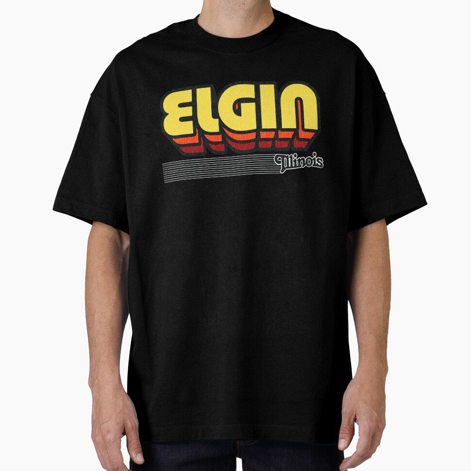 Elgin, Illinois | Retro Stripes by retroready