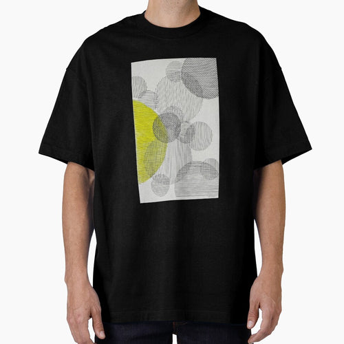 Abstract geometric composition lines overlapping mid century style by GriggsyArt