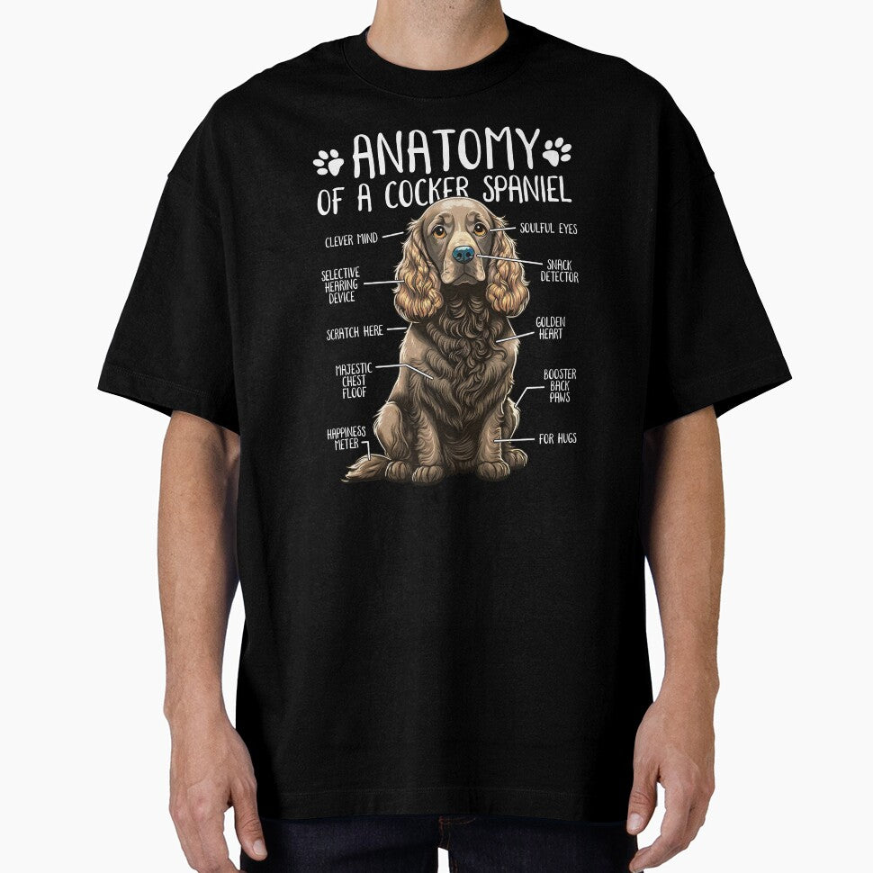 Funny Cocker Spaniel Anatomy Cocker Spaniel Dog Lover by lanynx design