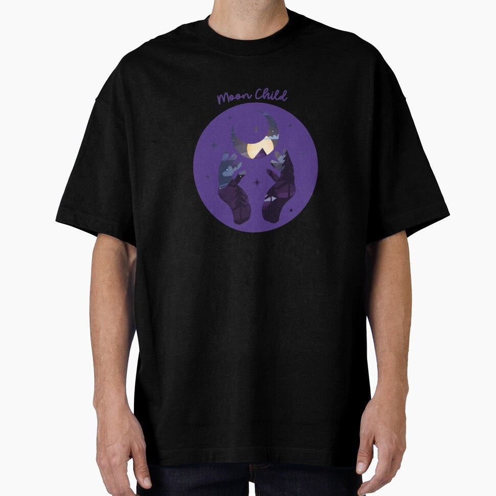 Moon Child Royal Purple Cosmic Hands by LadyZodiac