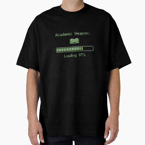 Academic Weapon Loading 87% – Funny Pixel Art Student Design | Gamer Student Gift by irfanshikh