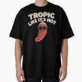 Funny Chili Pepper Tropic Like It's Hot by Moss and Moon Studio