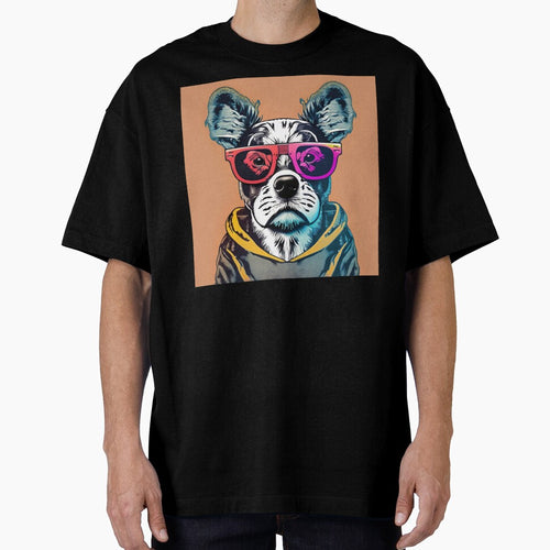 A dog in oversized sunglasses by Boxing Kangaroo Retail Company