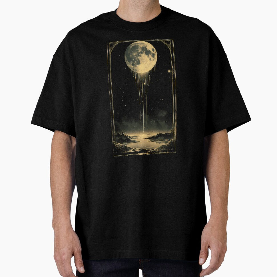 Full moon in a dark surrealism landscape by Fantasy Cache