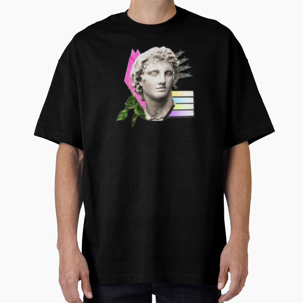 greek vaporwave statue by Omeris