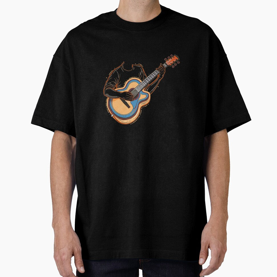 Guitarist playing guitar by Inklivion