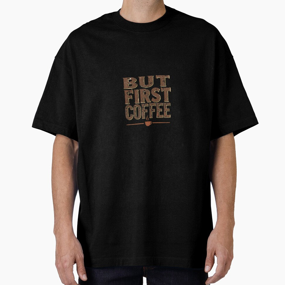 But First Coffee Vintage Retro Typography Design by PrintMadog