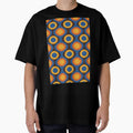 Retro 70s Geometric Circle Pattern by weirdfishes123