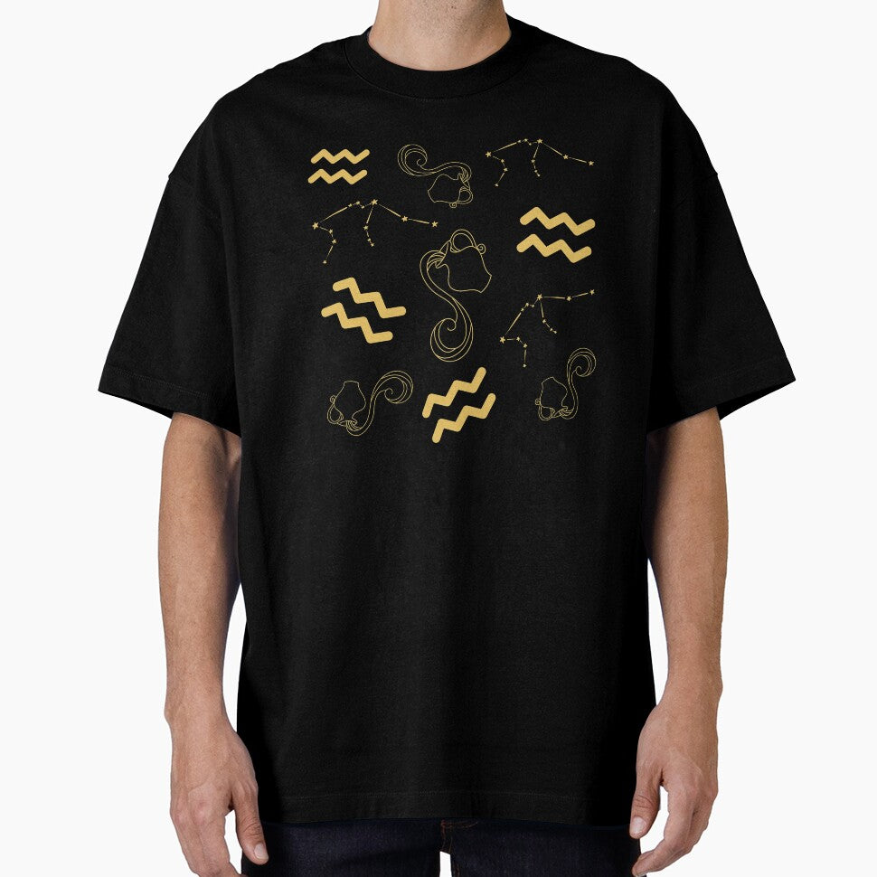 Zodiac Pattern - Aquarius (Dark Blue) by Littlebop