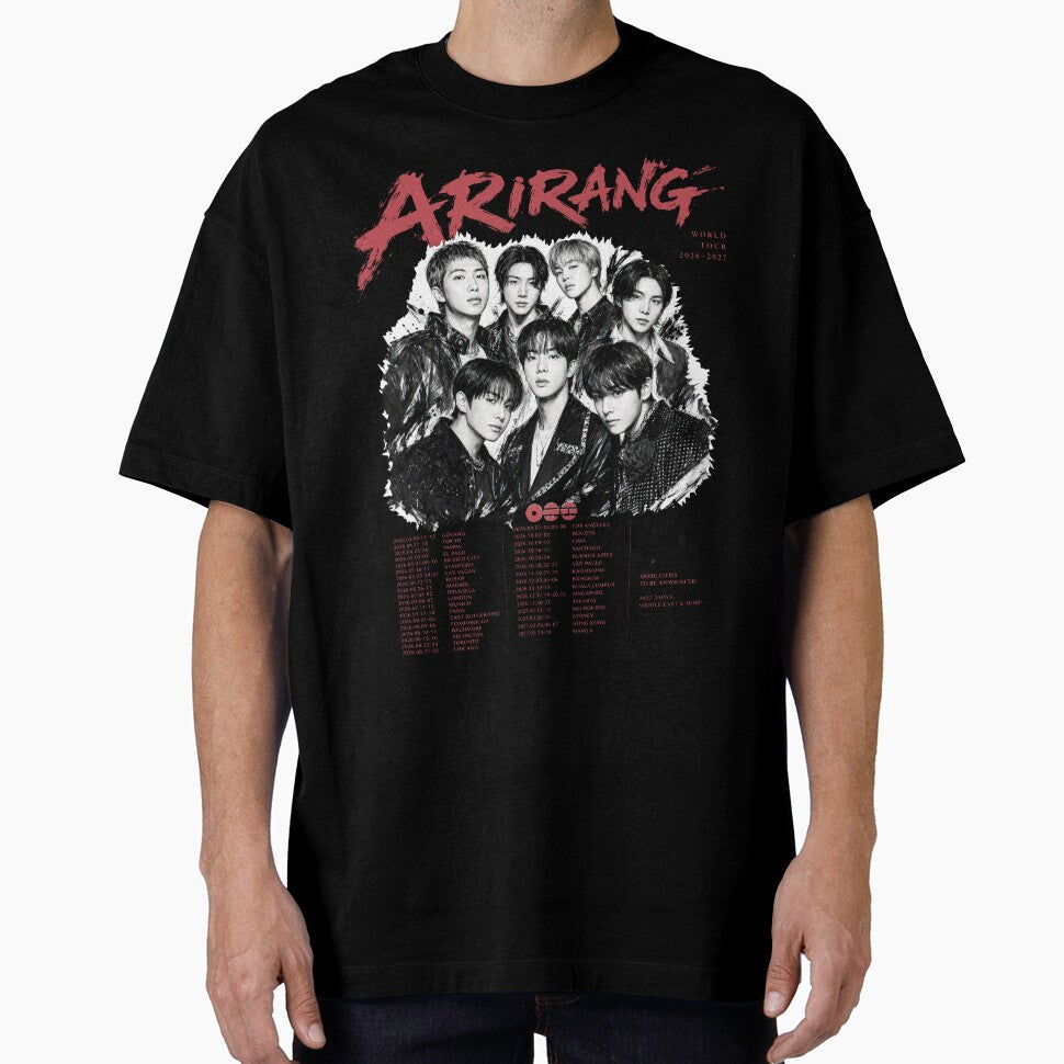 BTS Arirang, World Tour, Concert Graphic Tee, Vintage by LiuTiuuu