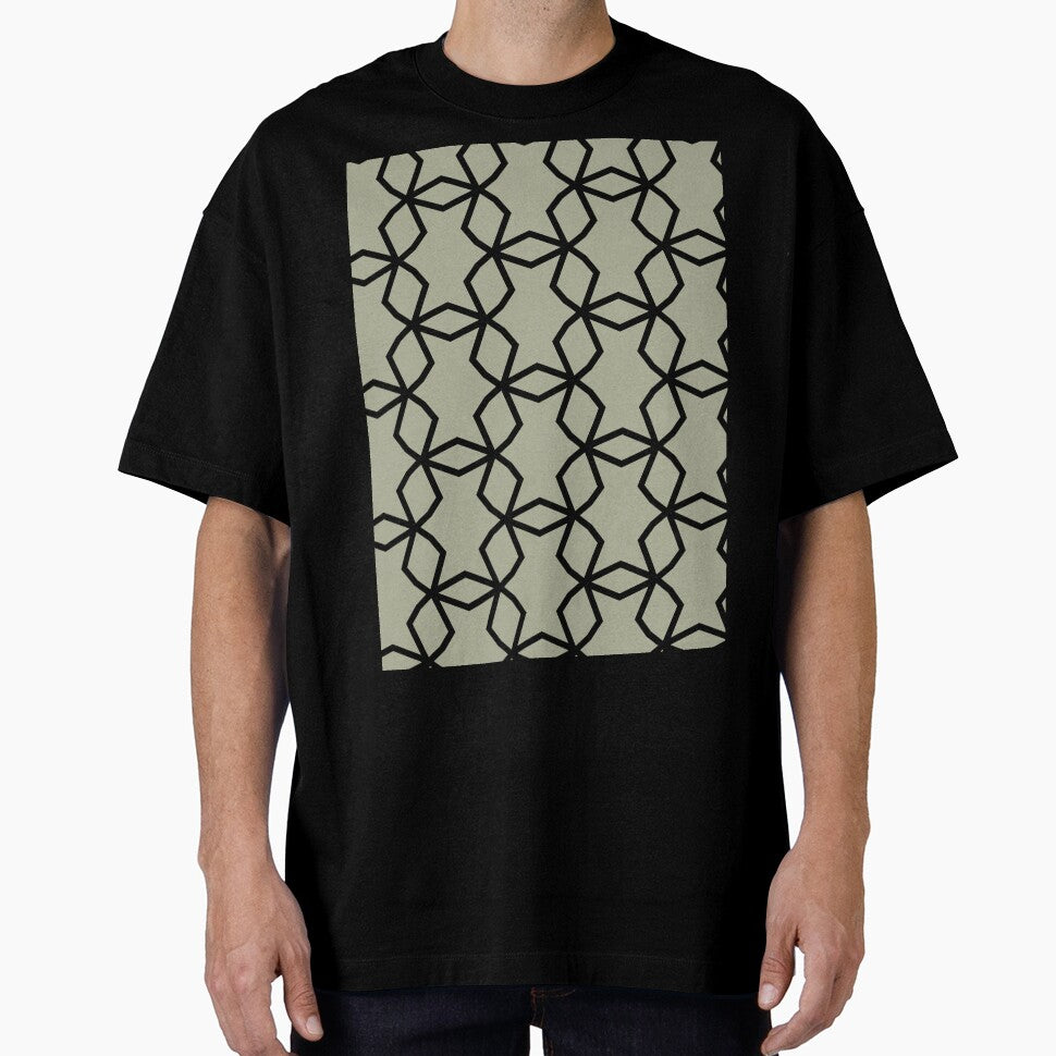 Green and Black Geometric Shape Mosaic Pattern Coordinates w/ PPG 2022 Color of the Year Olive Sprig PPG1125-4 - Colour Trends - Hue - Shade by ColorOfTheYears