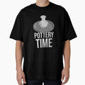 Distressed Pottery Class - B&W Pottery Time Text - Clayware by DeWinnes