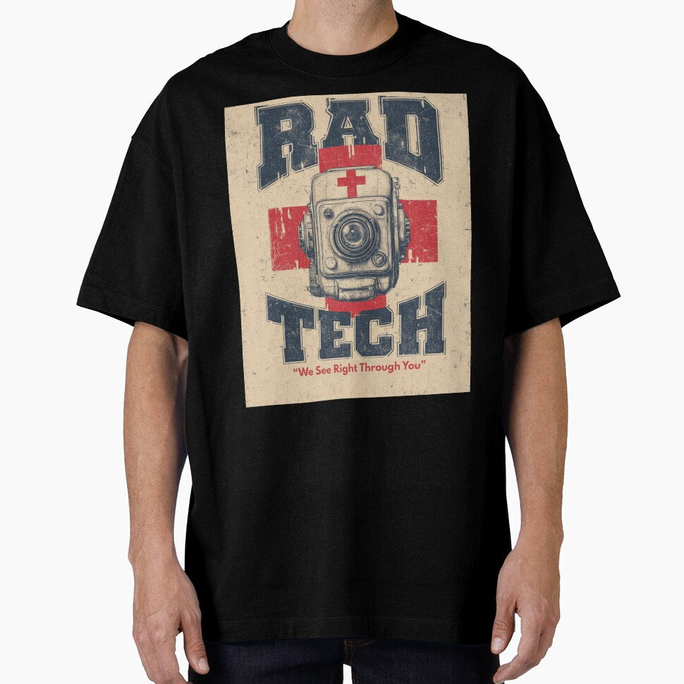 Rad Tech – We See Right Through You | Vintage X-Ray Tech Shirt by Off-Season Ink