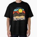 Nevada Retro Mountain Sunset Outdoor by BundlerVq